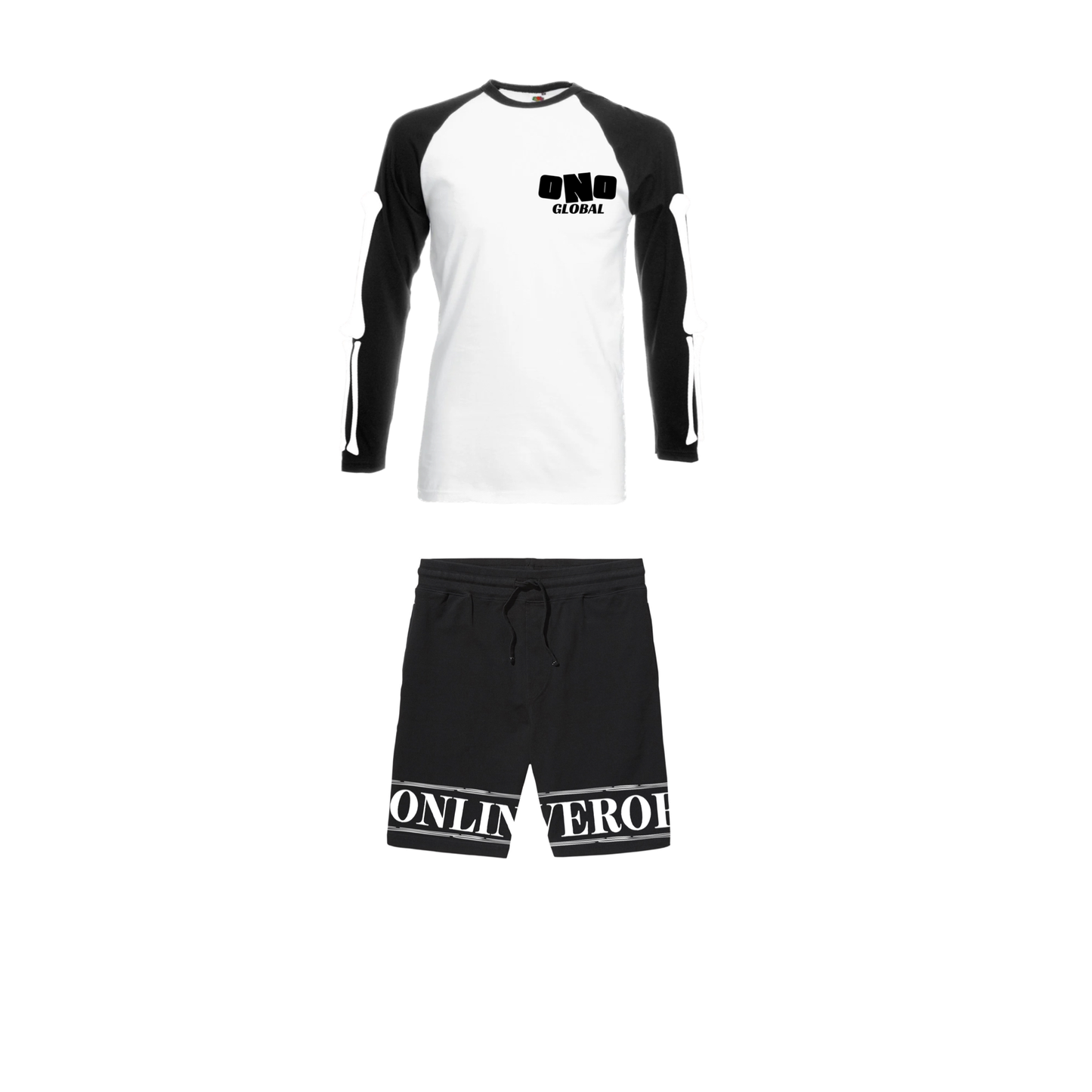 Onlineneveroff Long sleeve short set image 0