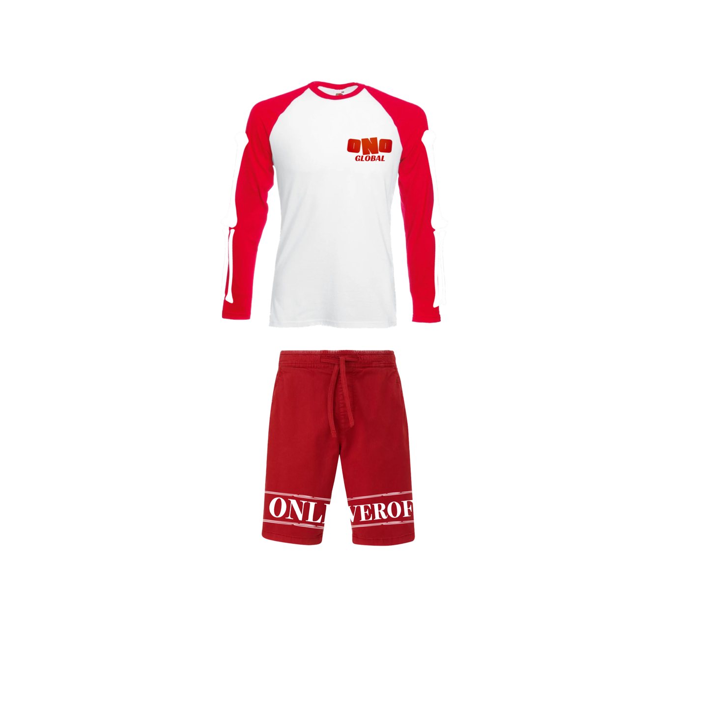 Onlineneveroff Long sleeve short set image 2