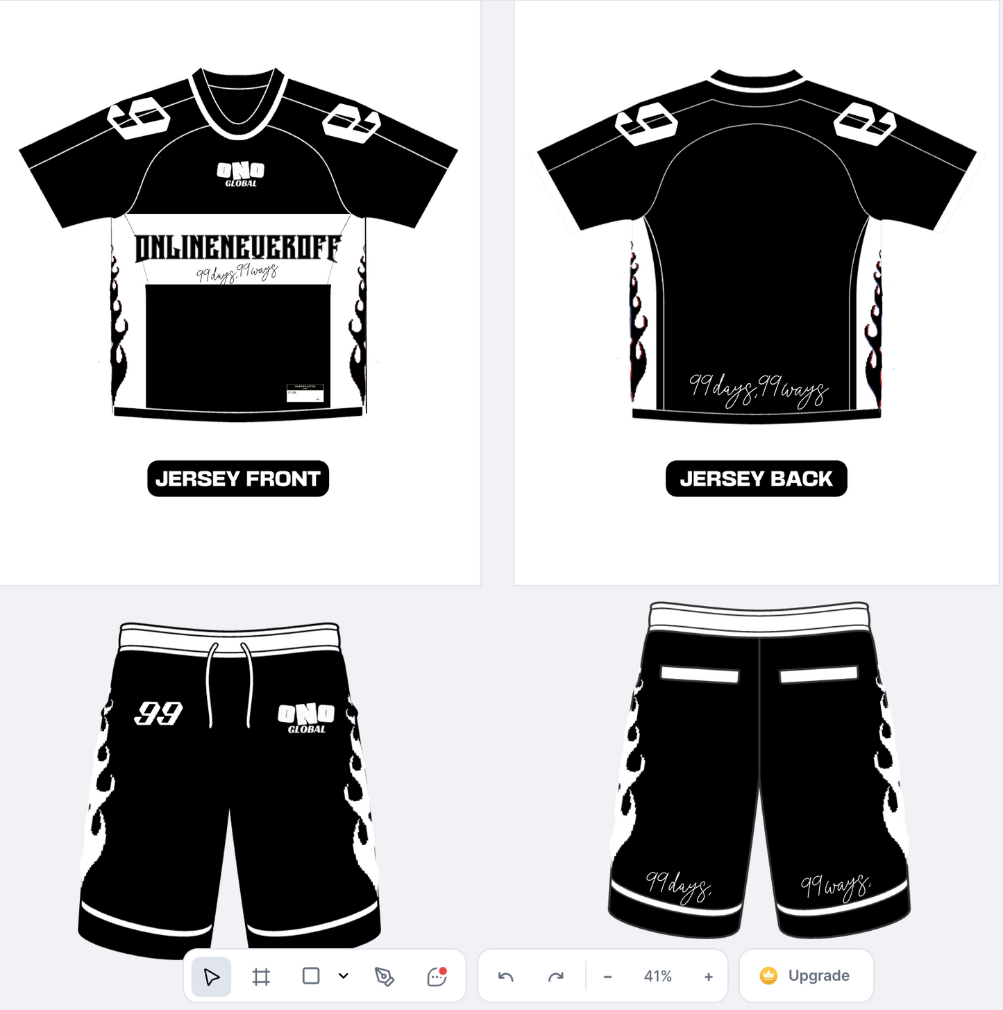 Onlineneveroff Jersey Set