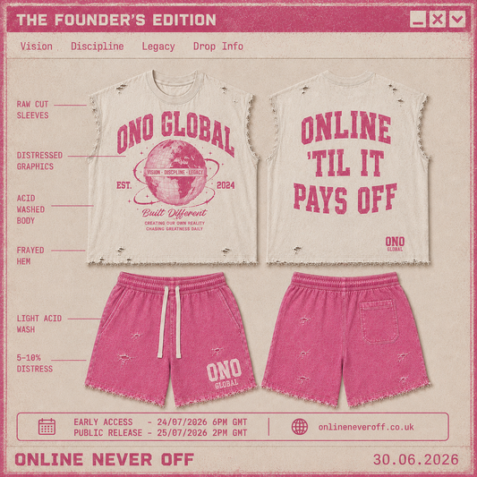 Onlineneveroff “Founder's Edition” Tank Top Set