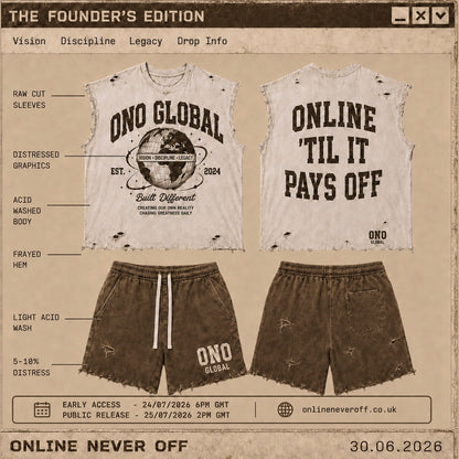 Onlineneveroff “Founder's Edition” Tank Top Set