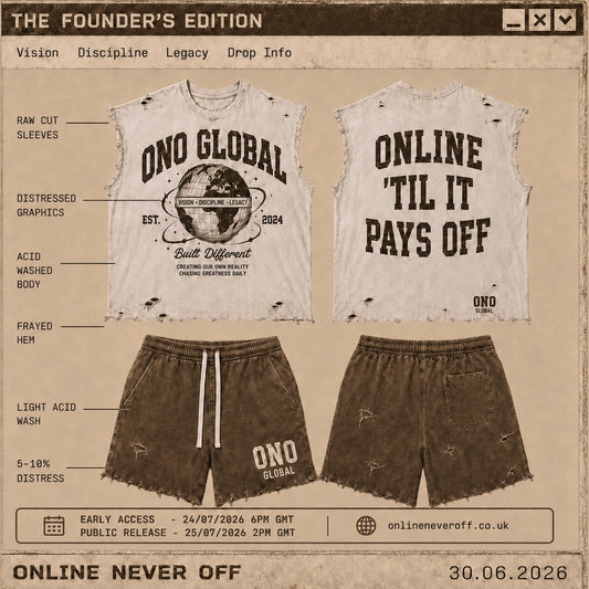 Onlineneveroff “Founder's Edition” Tank Top Set
