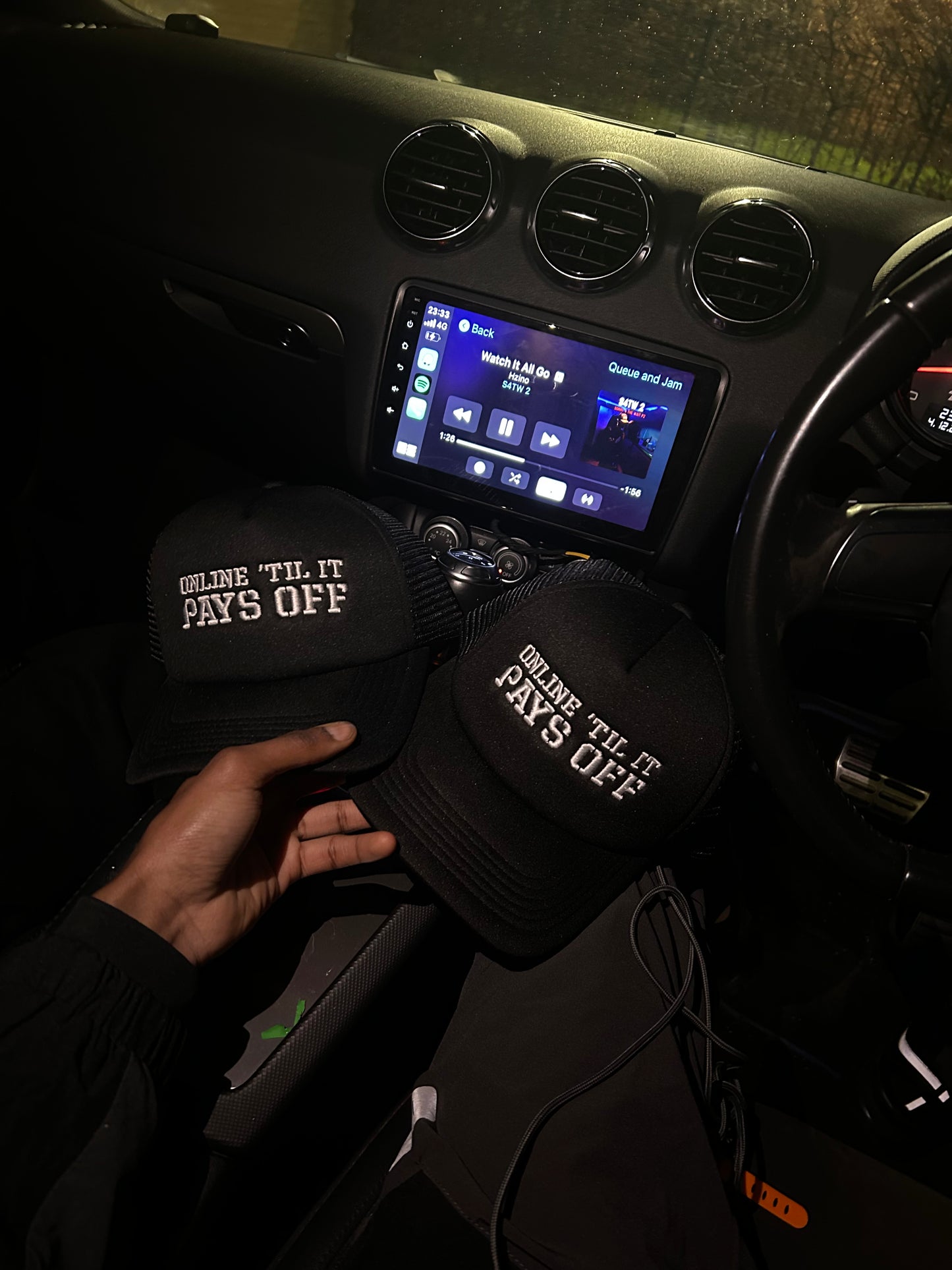 Onlineneveroff “Online ‘Til It Pays Off” Trucker Caps (Phase 1 Drop)