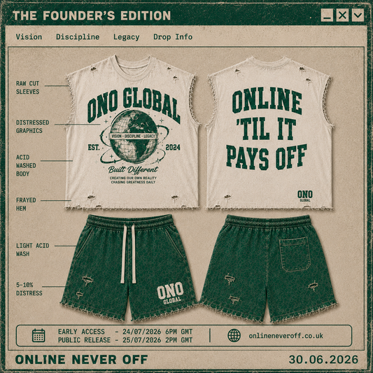 Onlineneveroff “Founder's Edition” Tank Top Set