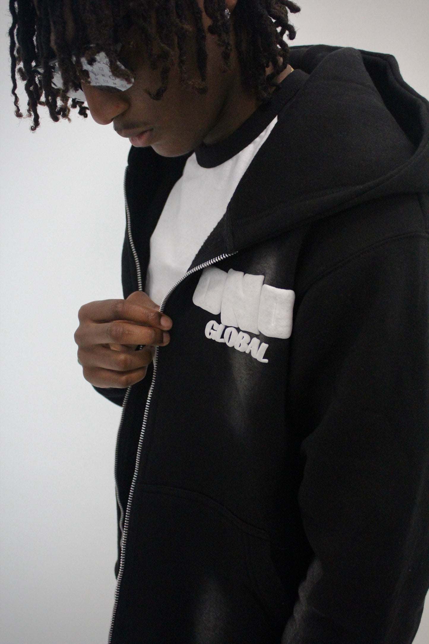 Onlineneveroff Acid wash Zipped Tracksuit