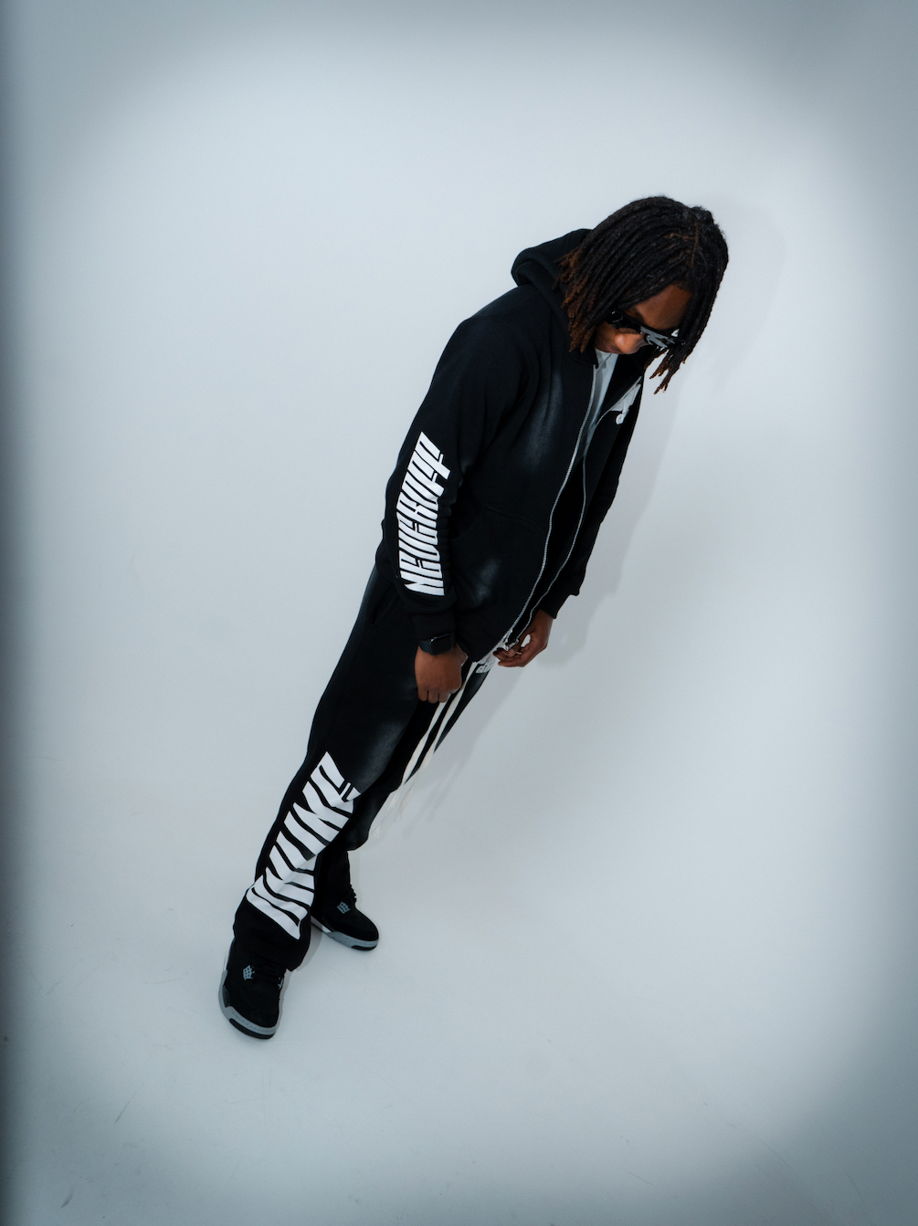 Onlineneveroff Acid wash Zipped Tracksuit