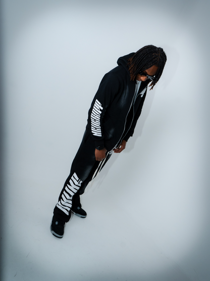 Onlineneveroff Acid wash Zipped Tracksuit