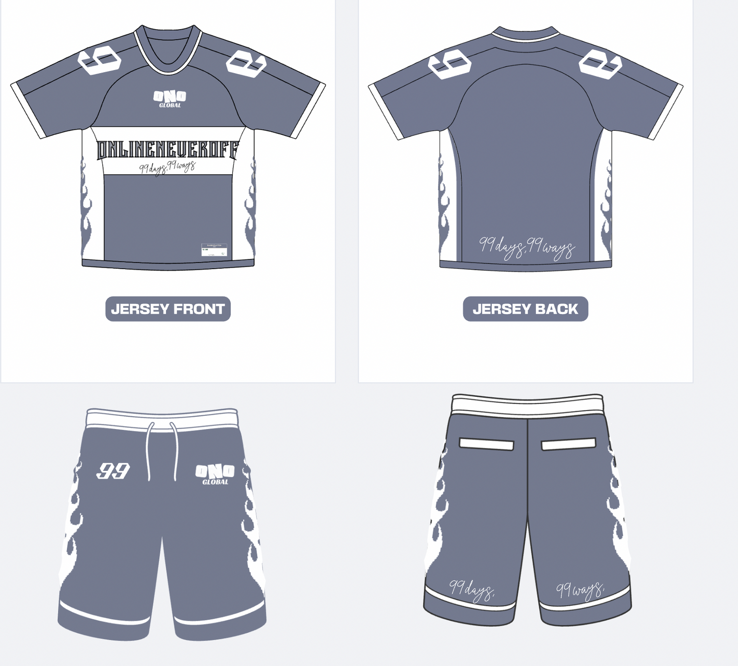 Onlineneveroff Jersey Set