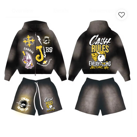 Onlineneveroff C.R.E.A.M Acid Wash Set